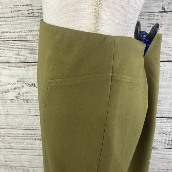 Halogen Skirt size 6 Olive Green Straight Pencil Knee Stretch Career Church Slim - Picture 5 of 8